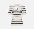 Winniemodo,Winnie modo,Dior 614S15A7300,Dior marine short sleeved sweater,Dior sweater,Dior sweater sale,Dior sweater womens,
