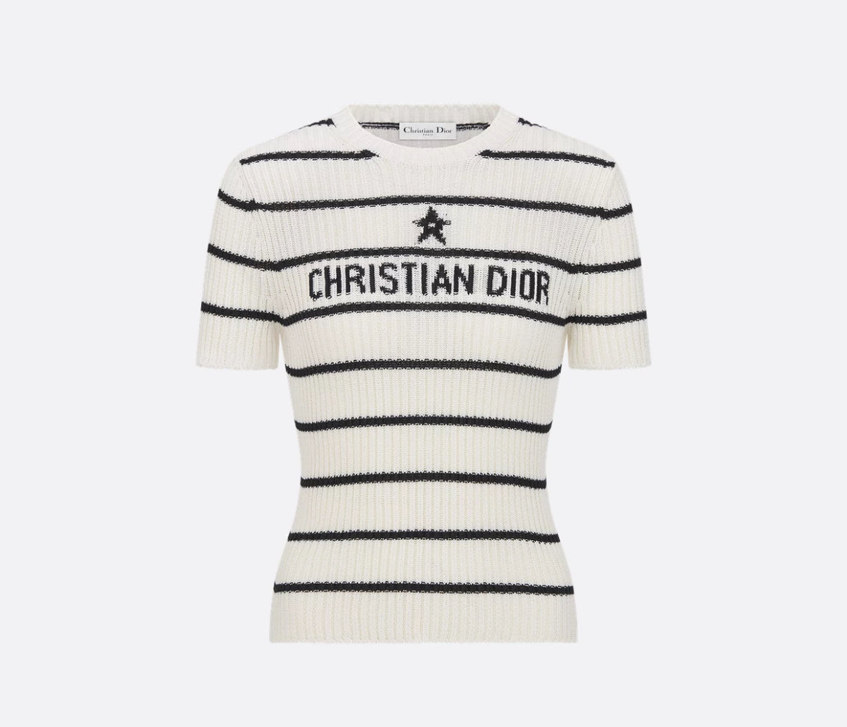 Winniemodo,Winnie modo,Dior 614S15A7300,Dior marine short sleeved sweater,Dior sweater,Dior sweater sale,Dior sweater womens,