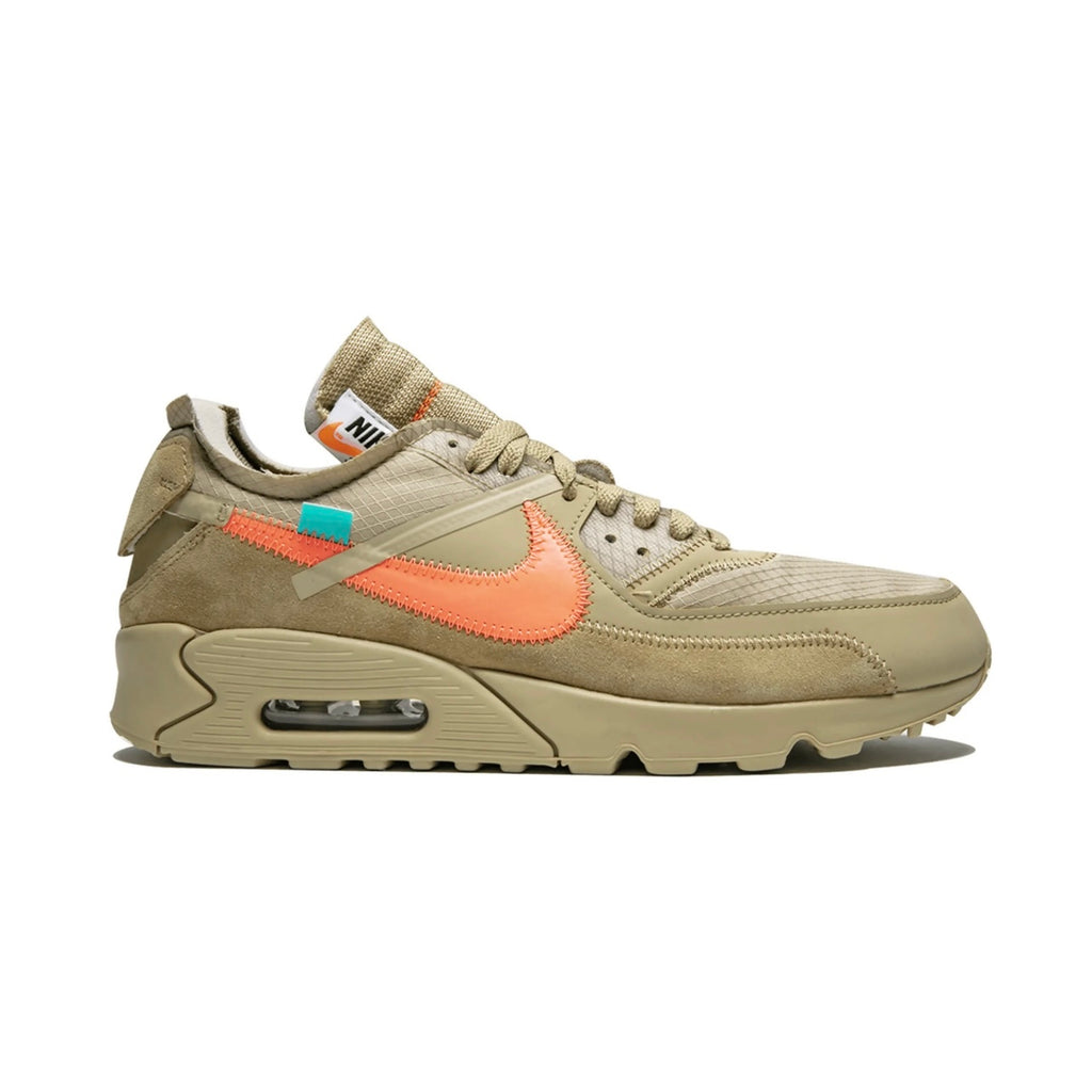 Nike Off-White Air Max 90 the ten sneakers,Off white x Nike Air Max 90 the ten ow sneaker,Off white Nike air max 90 desert sn