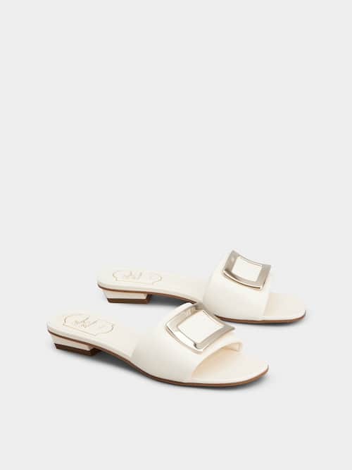 Roger Vivier Belle Vivier mules in leather