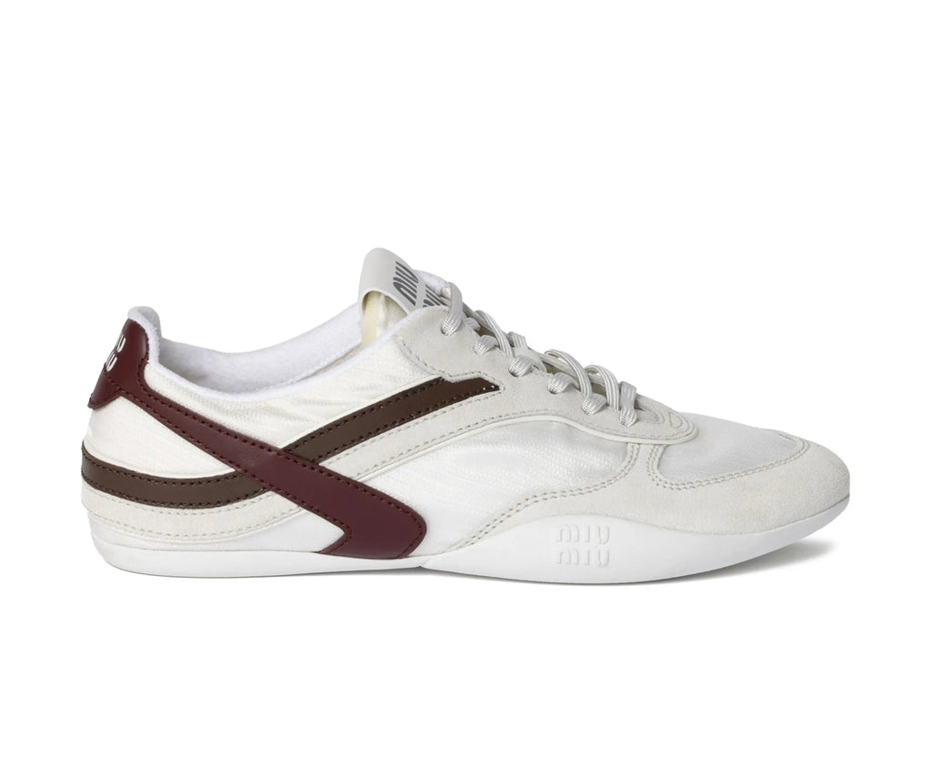 MIU MIU 5E428E,Miu Miu Gymnasium sneakers,MIU MIU sneaker sale,MIU MIU sneakers 2025,MIU MIU sneakers women,MIU MIU fabric sn