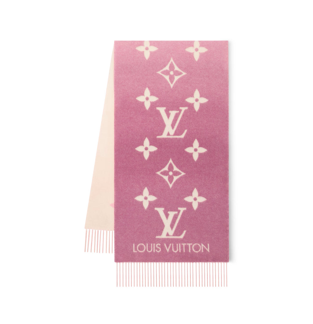 Winniemodo,Winniemodony,Louis Vuitton M77375,LV M77375,Louis Vuitton Reykjavik scarf pink,LV Reykjavik scarf sale,Louis Vuitt