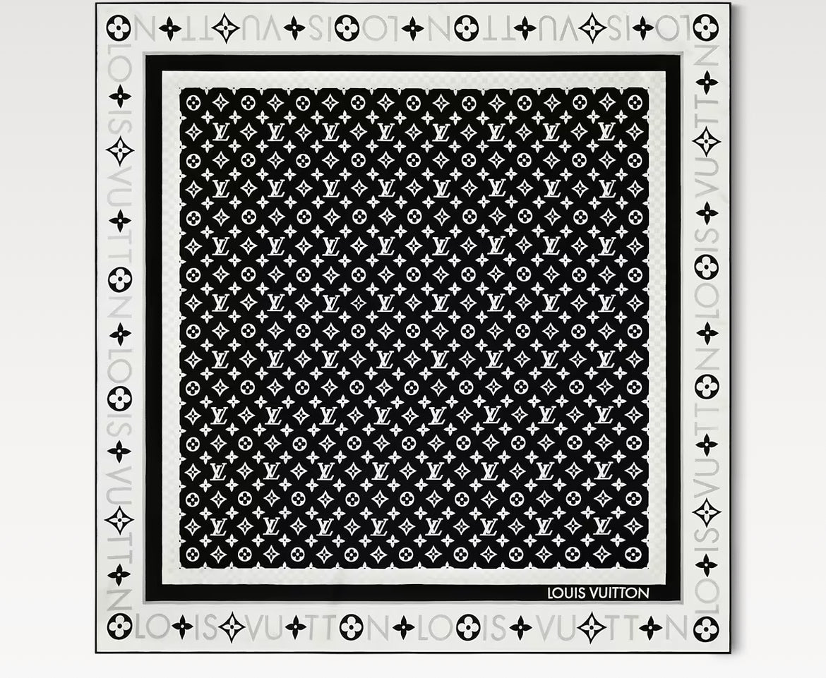 Louis Vuitton M79893,LV M79893,Louis Vuitton monogram infinity square,LV monogram infinity square,Louis Vuitton monogram silk