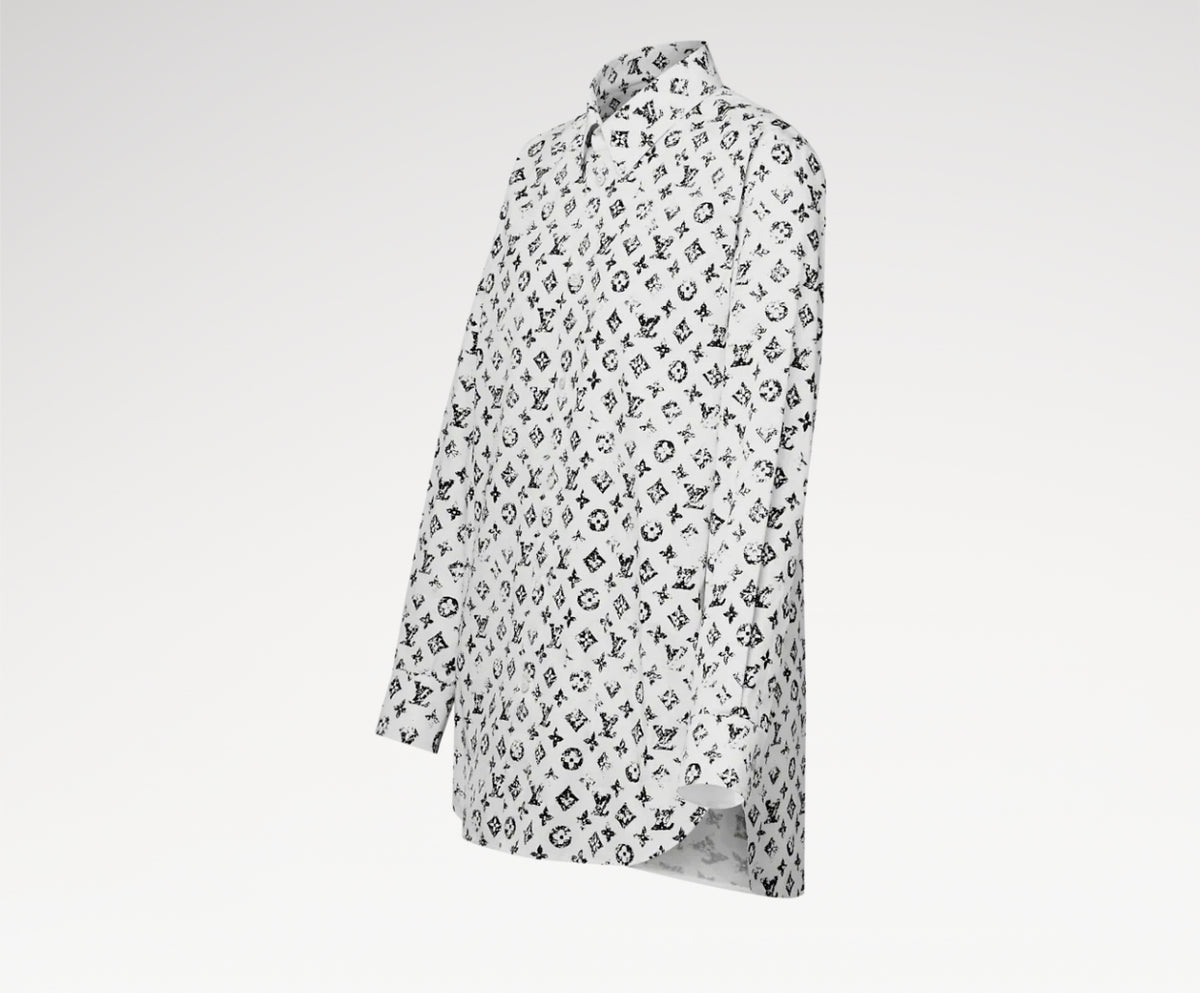 Winniemodo,Winnie modo,Louis Vuitton 1AI296,LV 1AI296,Louis Vuitton graphic monogram shirt,LV  graphic monogram shirt,Louis V