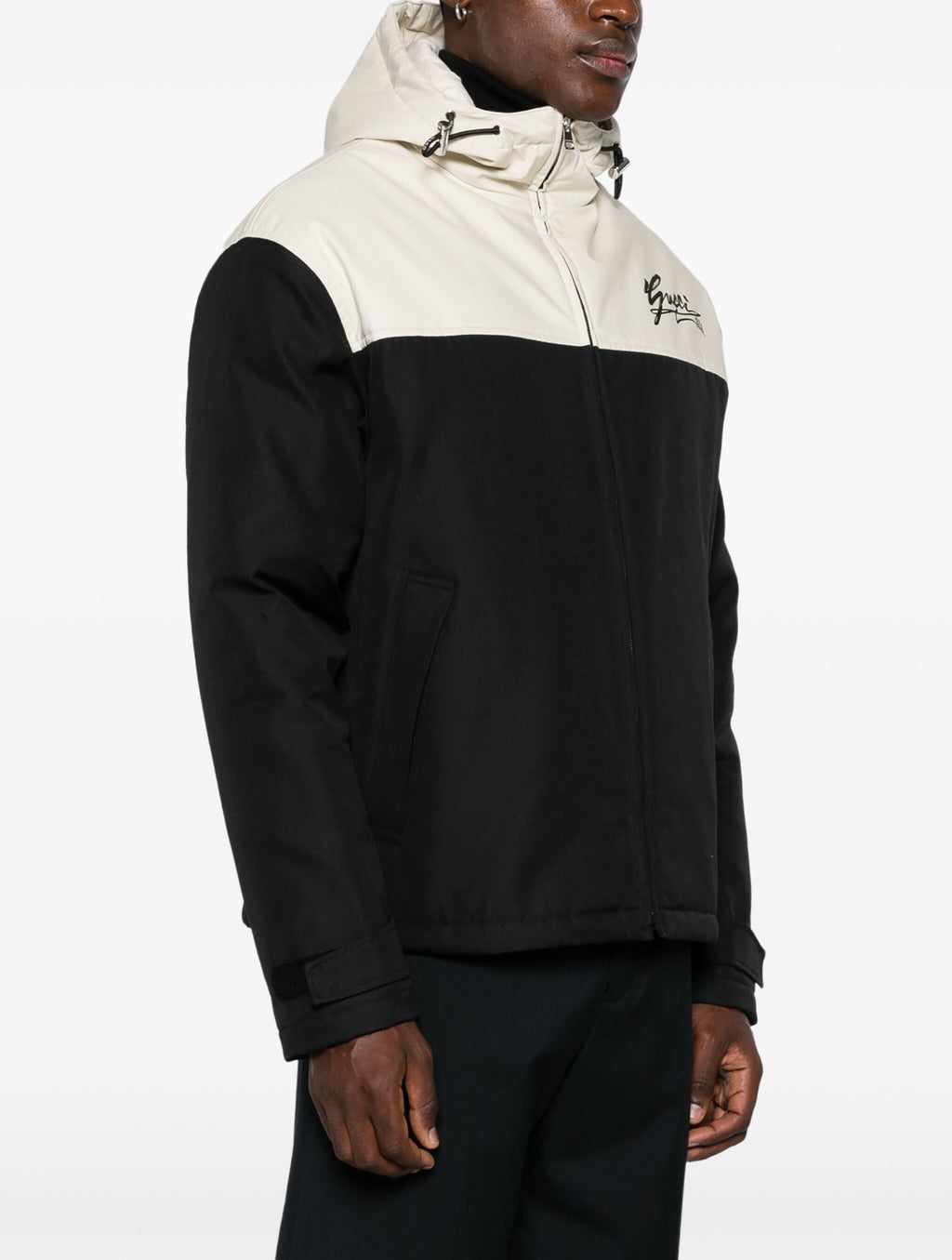 Gucci 787197ZARAK,Gucci hooded jacket,Gucci jacket,Gucci jacket outlet,Gucci GG jacket,Gucci jacket on sale,Gucci jacket auth