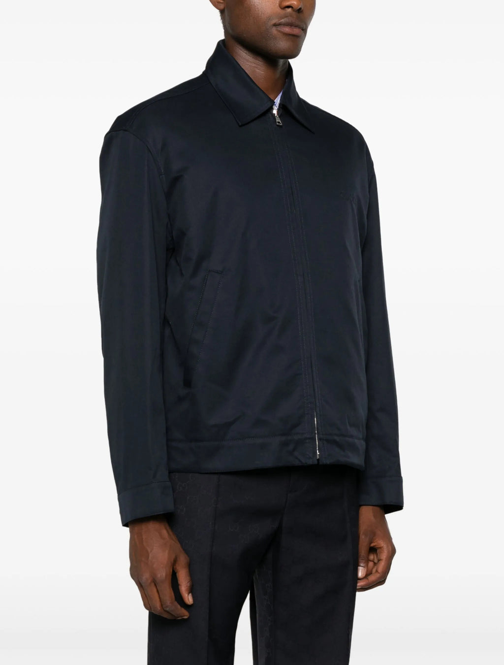 Gucci 784180 ZAPQ3,Gucci jacket,Gucci jacket black,Gucci zip up jacket black men,Gucci jacket GG logo,Gucci jacket black on s