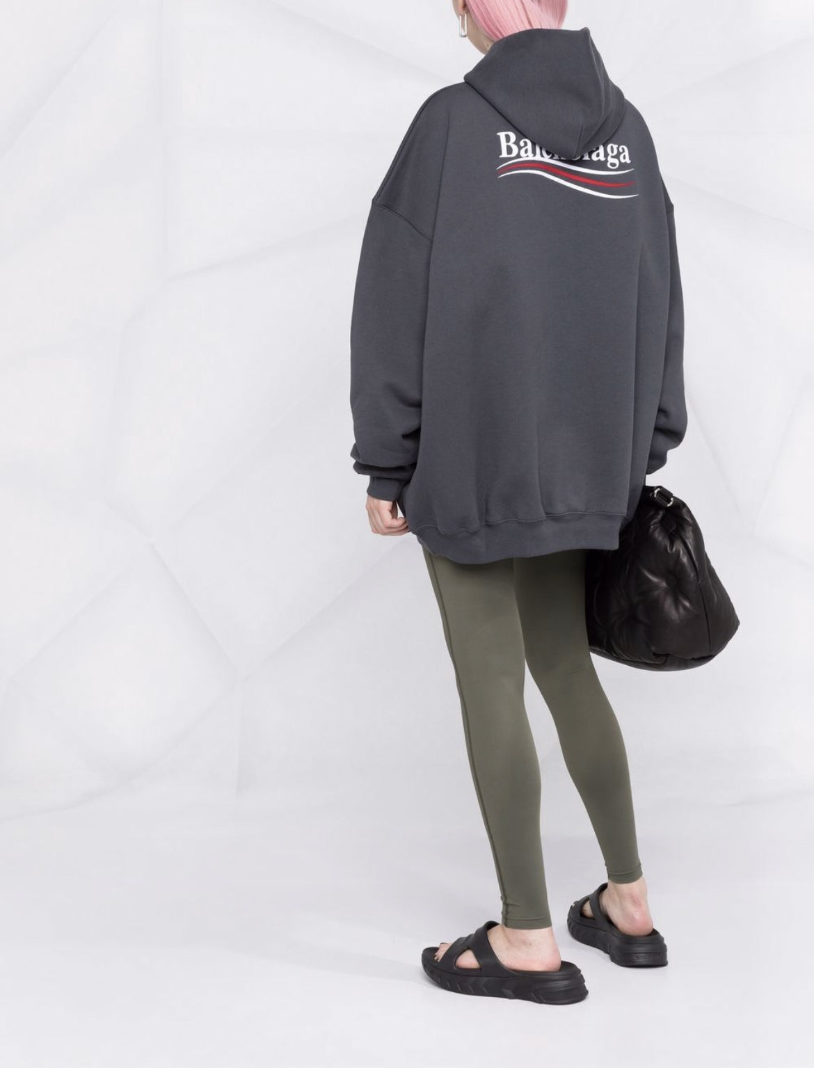 Balenciaga campaign logo hoodie