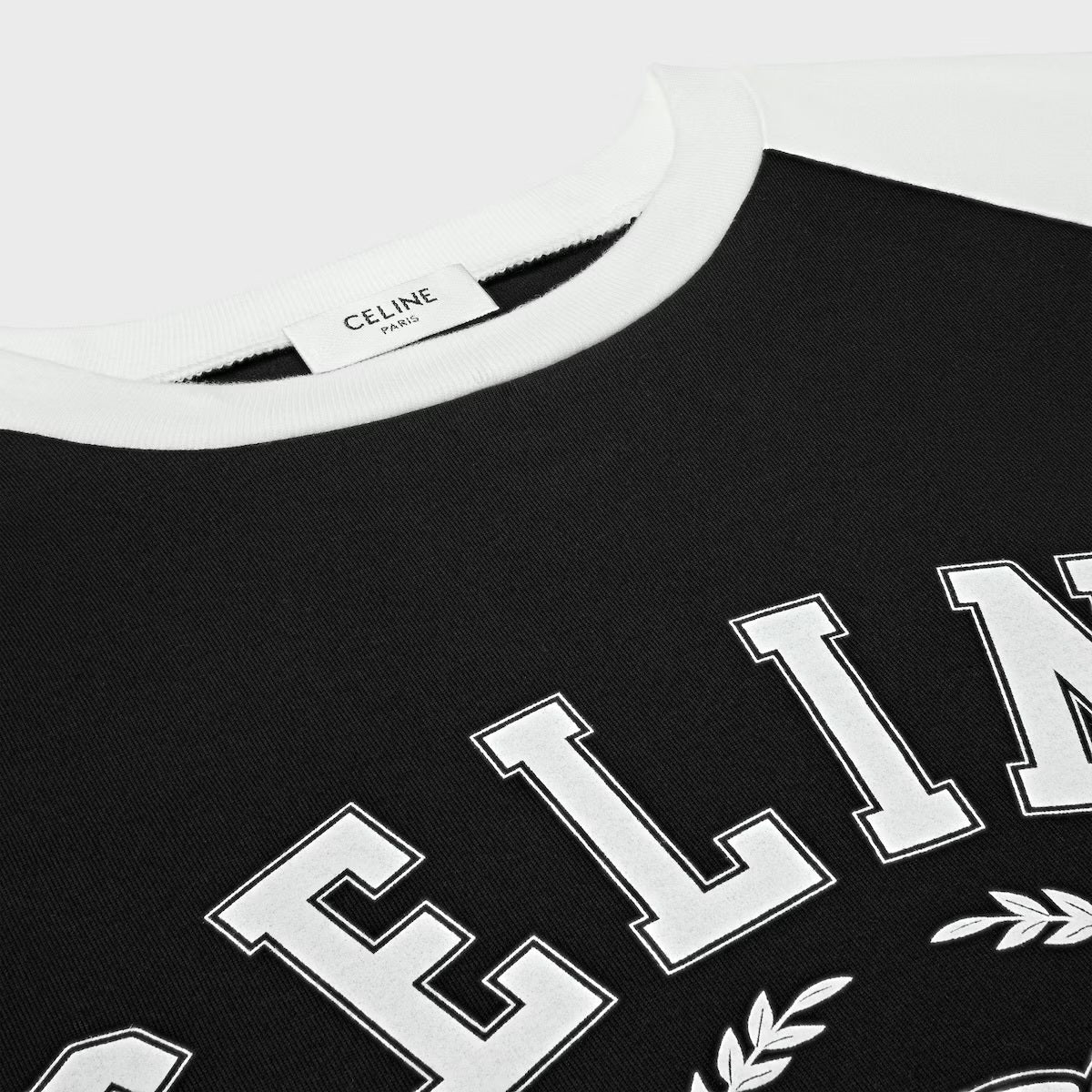 Celine RX09Y0I07.38OW,Celine loose T-shirt in cotton jersey,Celine triomphe Long sleeve t-shirt,Celine triomphe Long sleeve b