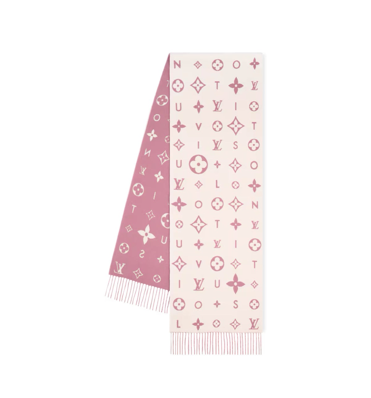 Winniemodo,Winniemodony,Louis Vuitton M97656,Louis Vuitton Reykjavik 2.0 scarf,LV Reykjavik pink scarf sale,Louis Vuitton sca