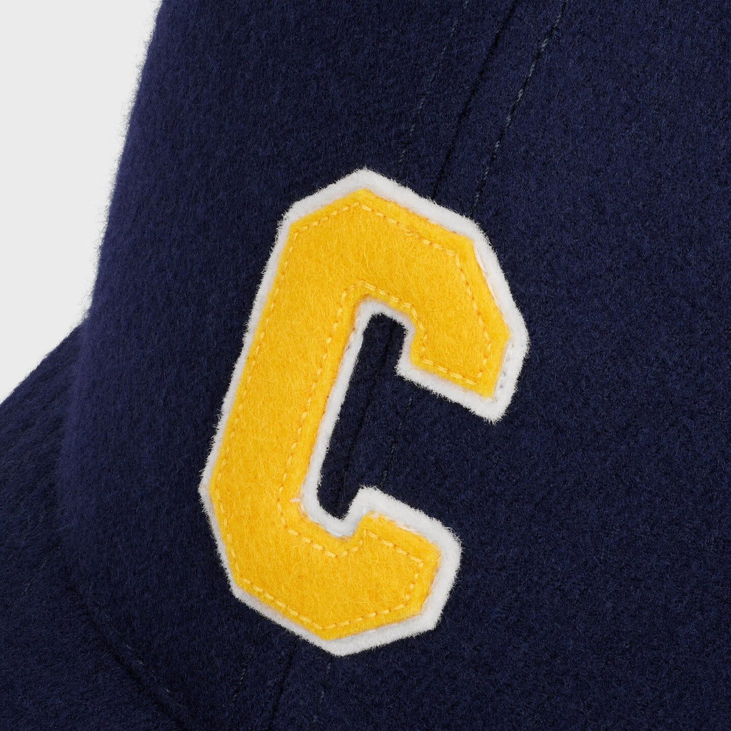 Winniemodo,Winnie modo,Celine initial baseball C in flannel cap,Celine initial baseball cap,Celine Initial C cap,Celine cap,C