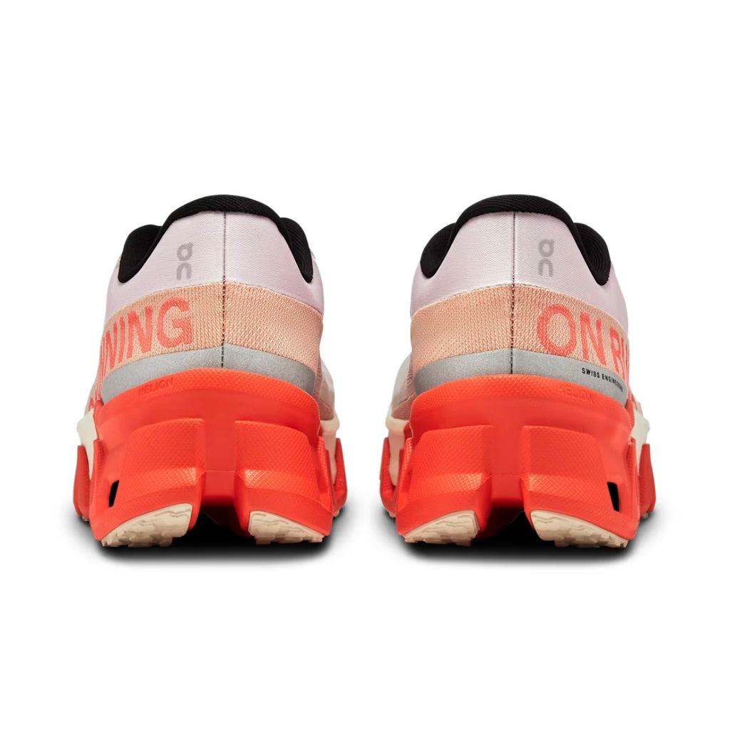 On Cloudmonster Hyper Sneaker,On Cloudmonster Hyper running shoes,On Cloudmonster Hyper white orange,On running womens sneake