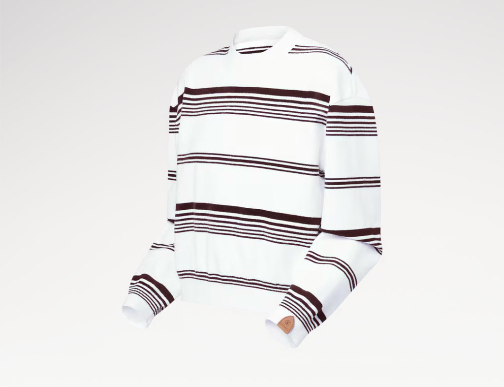 Winniemodo,Winnie modo,Louis Vuitton 1AIRD8,LV 1AIRD8,Louis Vuitton striped knit pullover,LV striped sweater,Louis Vuitton sw