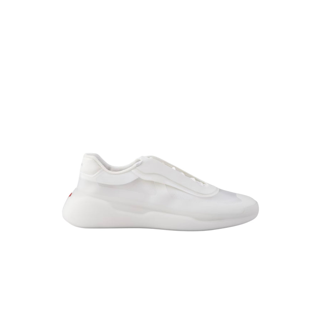 Prada 4E3608,Prada America's Cup Re-Nylon and bike fabric sneakers,Prada white sneaker,Prada white mens sneaker,Prada white r