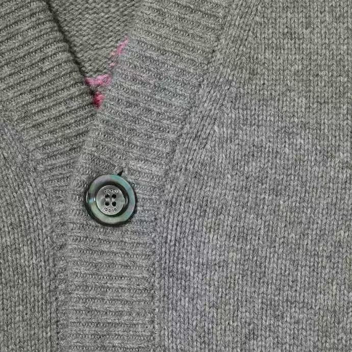 Gucci 824273 XKERK,Gucci cardigan grey,Gucci cardigan cashmere men,Gucci cardigan mens,Gucci cardigan,Gucci cardigan mens gre