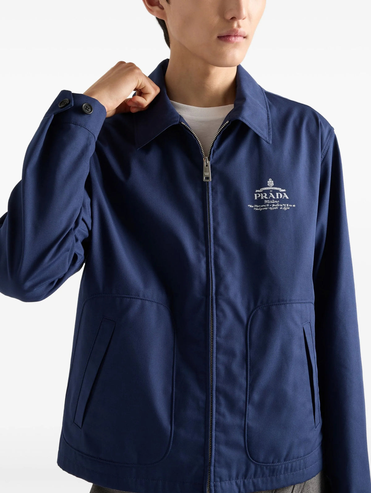 Winniemodo,Winnie modo,Prada SGC629,Prada logo zip up jacket,Prada jacket,Prada jacket sale,Prada jacket mens,Prada jacket me