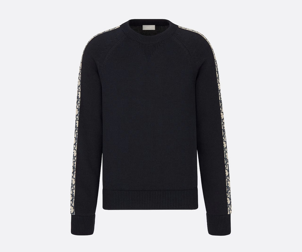 Dior sweater with Dior oblique inserts