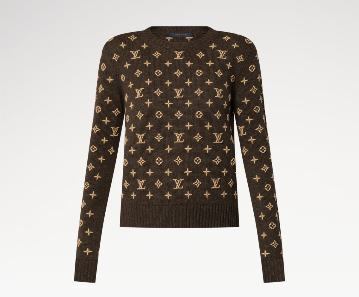Winniemodo,Winnie modo,Louis Vuitton 1AHZ59,LV 1AHZ59,Louis Vuitton 3D monogram pullover,LV monogram pullover,Louis Vuitton s