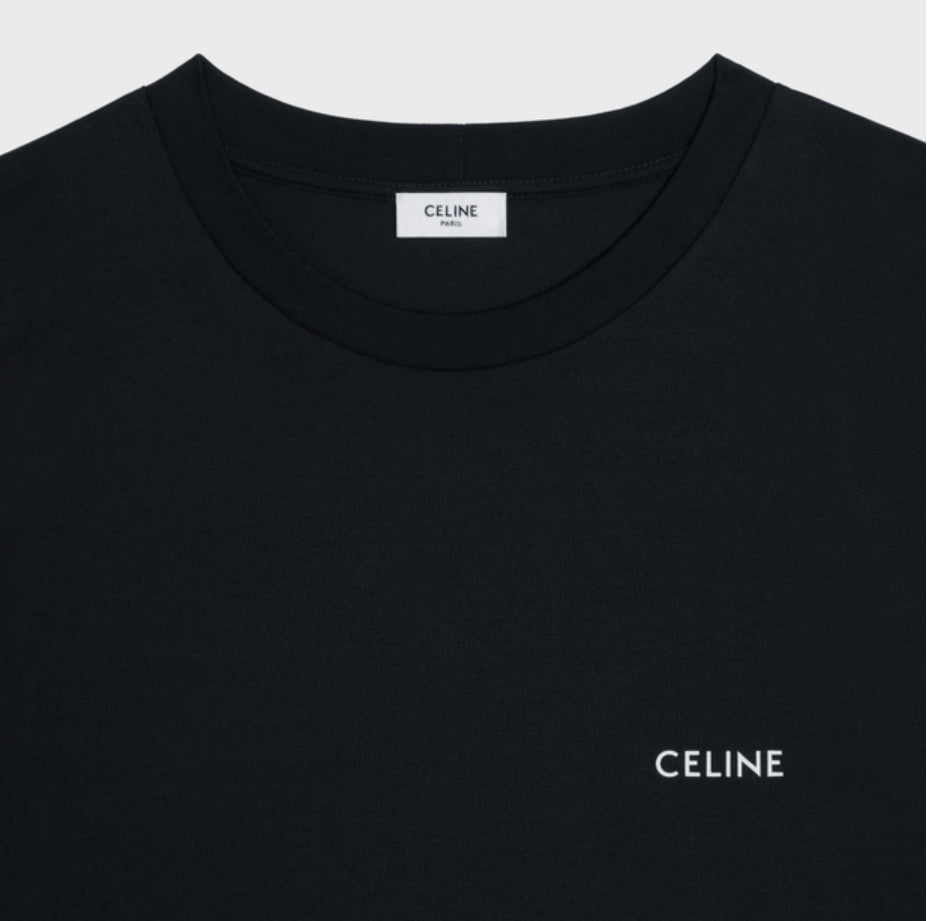 Celine loose T-shirt in cotton jersey