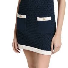 Gucci 828739 XKESV,Gucci cotton crochet dress,Gucci navy dress,Gucci sleeveless dress navy,Gucci sleeveless dress on sale,Guc