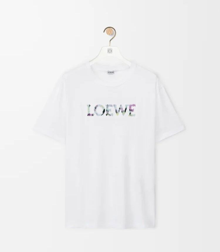Winniemodo,Winnie modo,Loewe H526Y22XCM,Loewe relaxed fit T-shirt in cotton,Loewe t-shirt,Loewe tee,Loewe t-shirt white,Loewe
