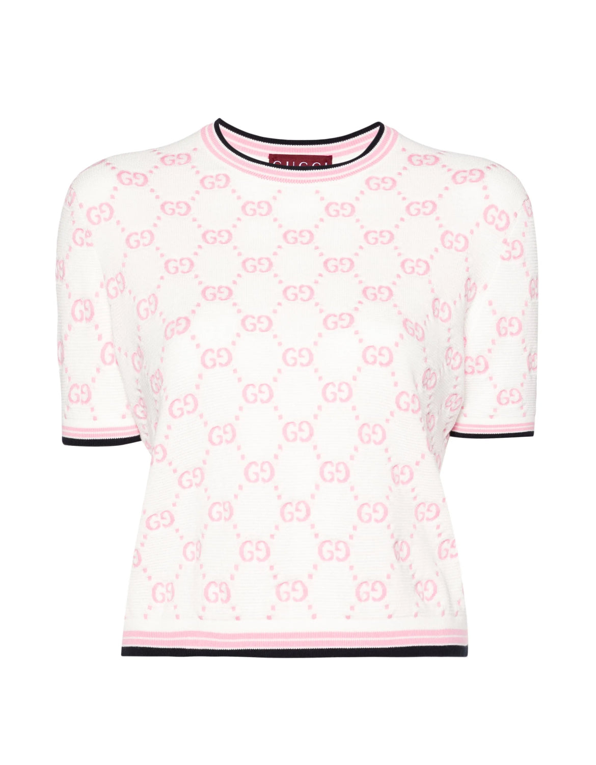 Gucci 788766XKD1R,Gucci GG monogram jumper,Gucci pink GG monogram jumper,Gucci pink GG monogram sweater,Gucci monogram sweate