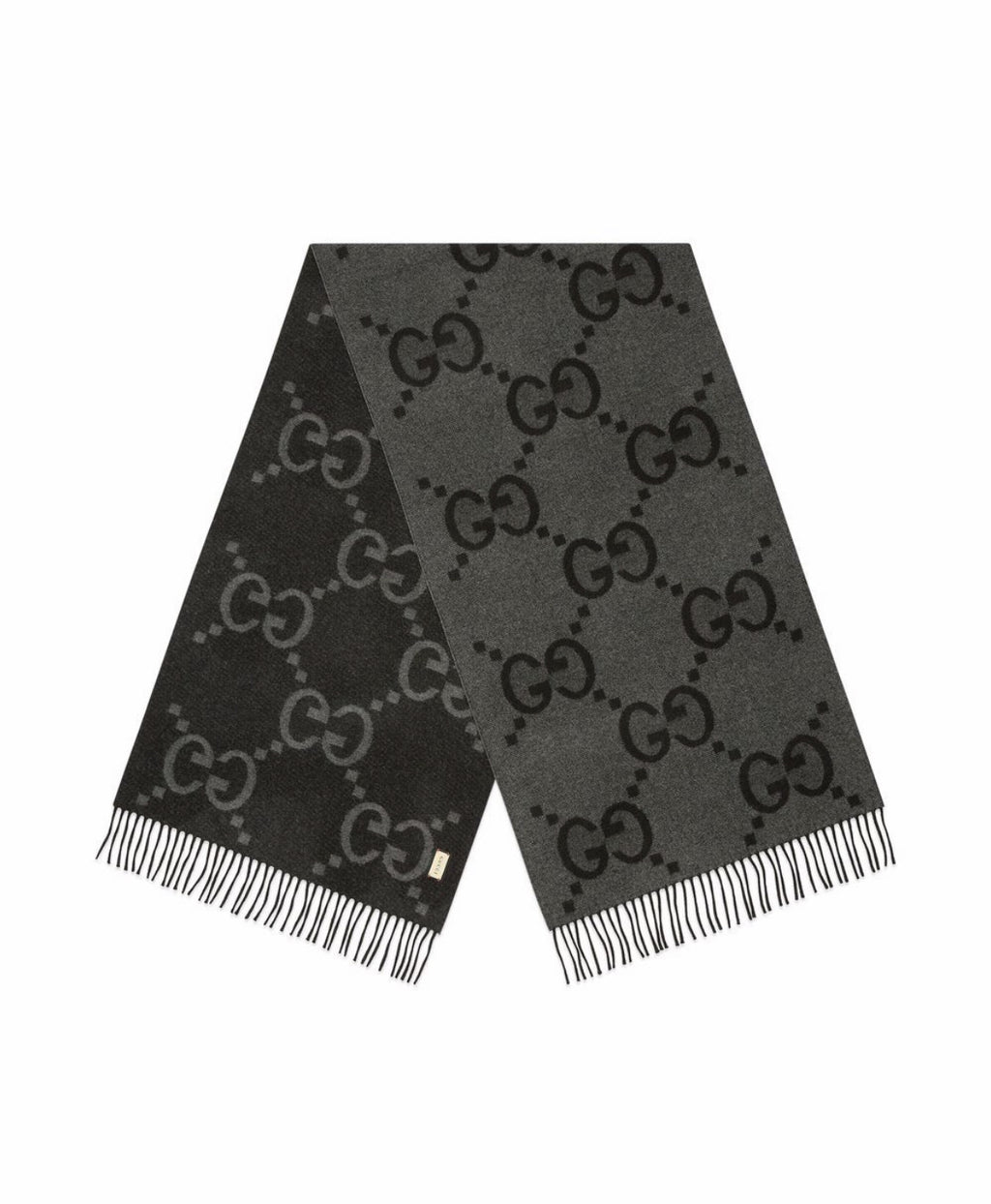 Gucci GG jacquard cashmere scarf