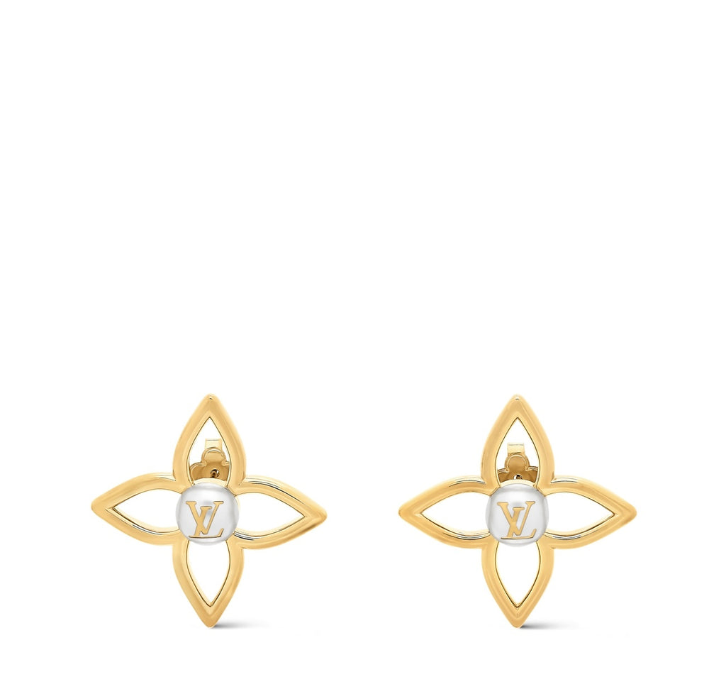 Winniemodo,Winniemodony,Louis Vuitton M03531,Louis Vuitton studs earrings,Louis Vuitton flower earrings,LV  earrings,LV studs