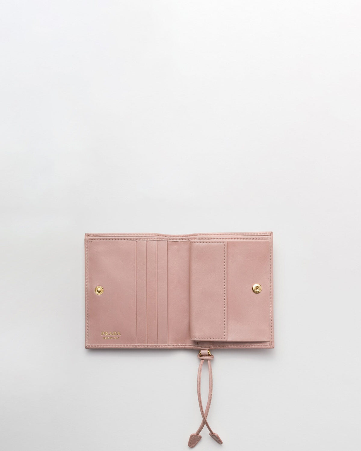 Prada 1MV204,Prada small leather wallet,Prada pink leather wallet,Prada small wallet womens,Prada wallet,Prada leather wallet