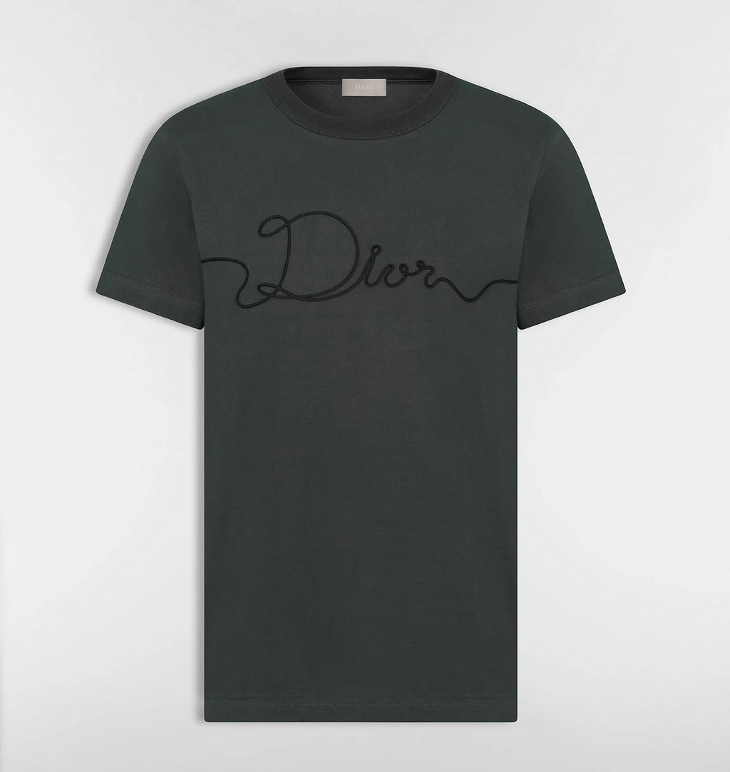Winniemodo,Winniemodony,Dior 613J668A0677,Dior ribbon T-shirt,Dior t-shirt 2026 sale,Dior t-shirt grey,Dior t-shirt men,Dior