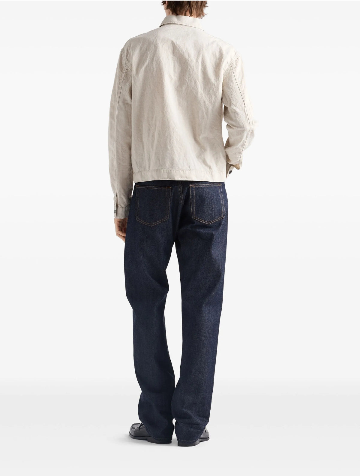 Winniemodo,Winnie modo,Prada GEB255,Prada chambray jacket,Prada jacket,Prada jacket sale,Prada zip up jacket,Prada jacket men