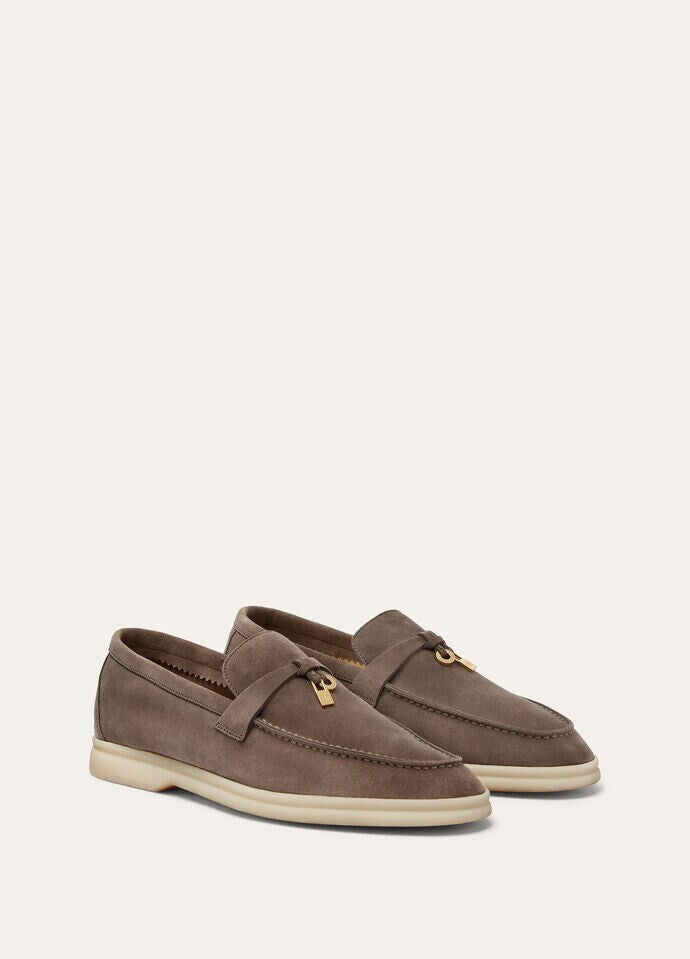 Winniemodo,Winniemodony,Loro Piana FAE5444,Loro Piana Summer Charms women,Loro Piana loafer sale,LP loafer grey,Loro Piana fl