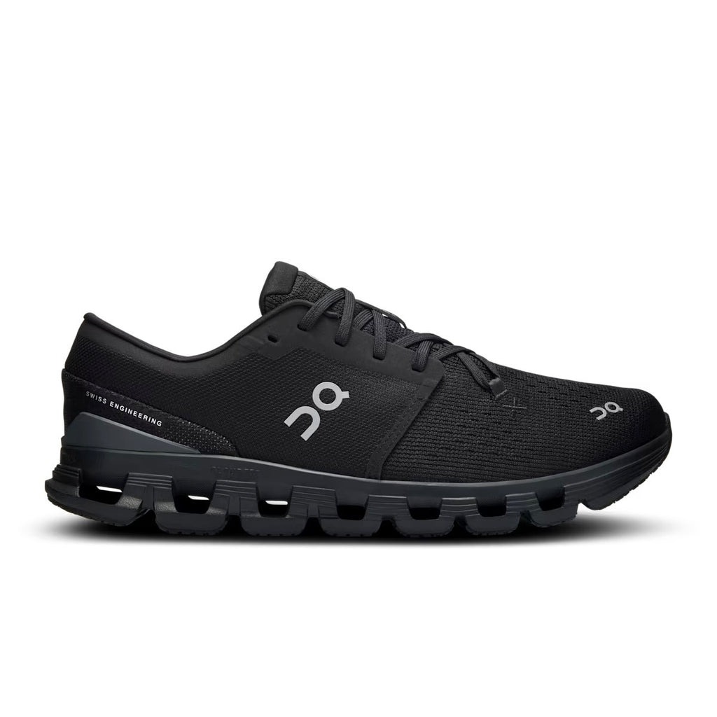 On cloud X 4 sneaker black,On cloud X 4 sneaker,On cloud X 4 black,On cloud X 4 women,On cloud X4 running shoes,Cloud x4 men,
