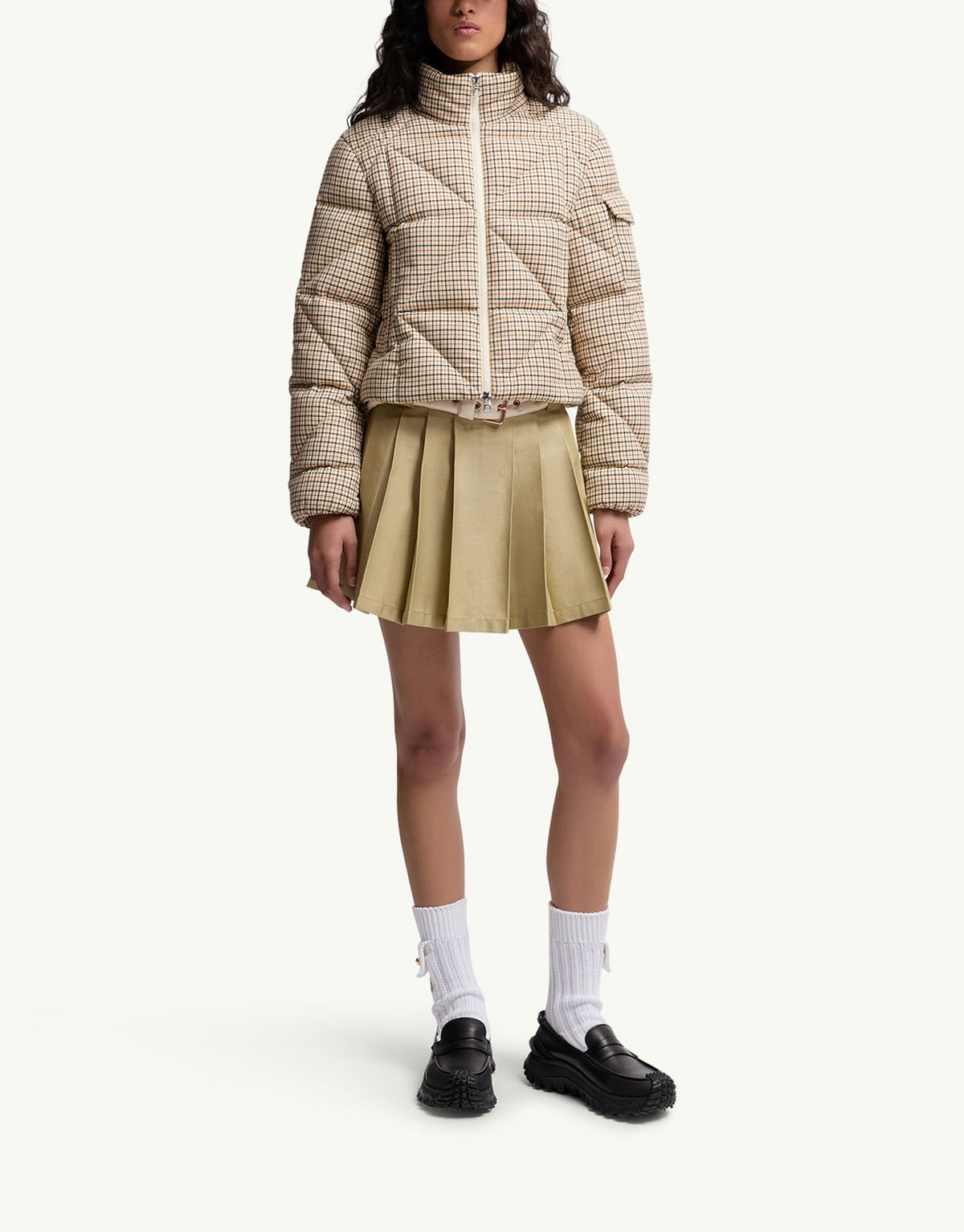 Winniemodo,Winniemodony,Moncler K20931A00098598NZ,Moncler Keros diamond short down,Moncler checkered down jacket,Moncler down