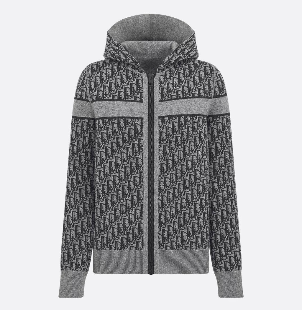 Winniemodo,Winnie modo,Dior 544G12A0551,Dior reversible hooded cardigan,Dior reversible cardigan,Dior reversible cardigan gre