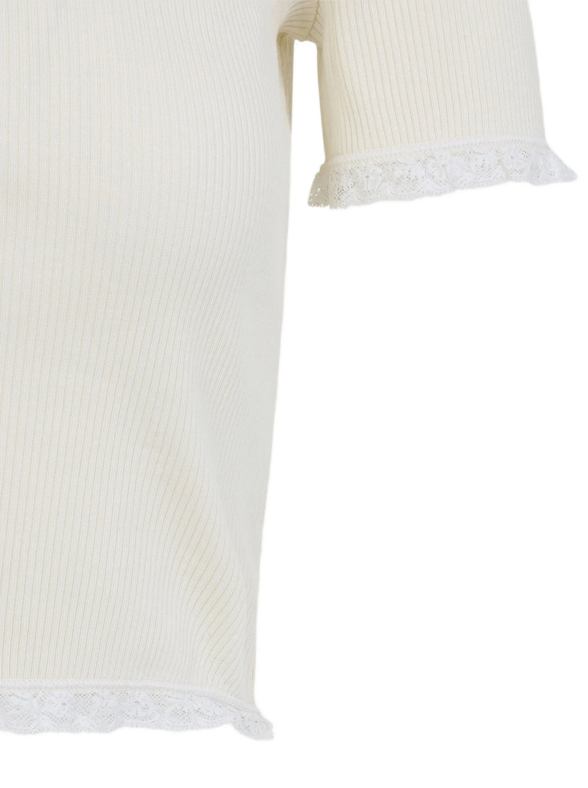 MIU MIU MJN58017Z9F0304,Miu Miu lace trimmed top,Miu Miu lace trimmed white top,MIU MIU white top,MIU MIU lace top,MIU MIU to