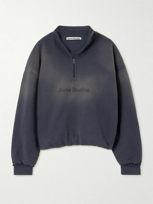 Acne studios FN-WN-SWEA000248,Acne studios navy sweater,Acne sweater women,Acne studios hoodies,Acne hoodies women,Acne studi