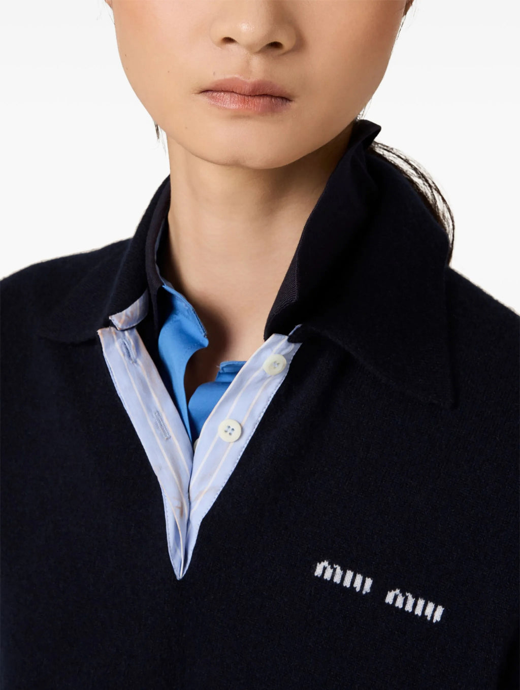 Winniemodo,Winnie modo,MIU MIU MMLA2015Z1,Miu Miu cashmere polo shirt,Miu Miu polo shirt,Miu Miu cashmere polo shirt,Miu Miu