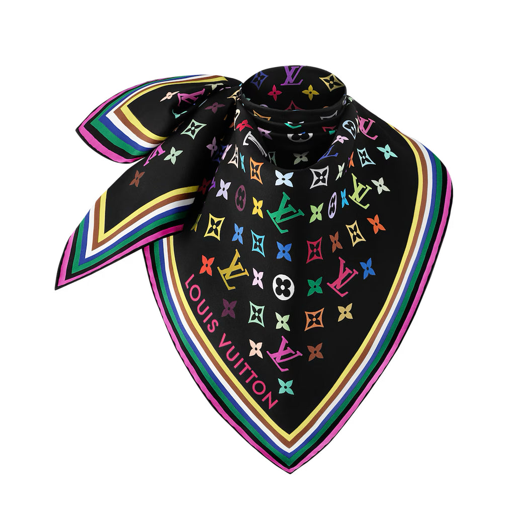 Louis Vuitton M96095,Louis Vuitton M94967,Louis Vuitton x Tm scarf,LV TM monogram scarf,LV X TM square scarf for sale,LV mono