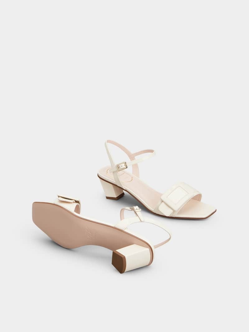 Winniemodo,Winniemodony,Roger Vivier sandals,RV sandals,Roger Vivier high heels,Rv chunky heels,Roger Vivier sandal white,RV