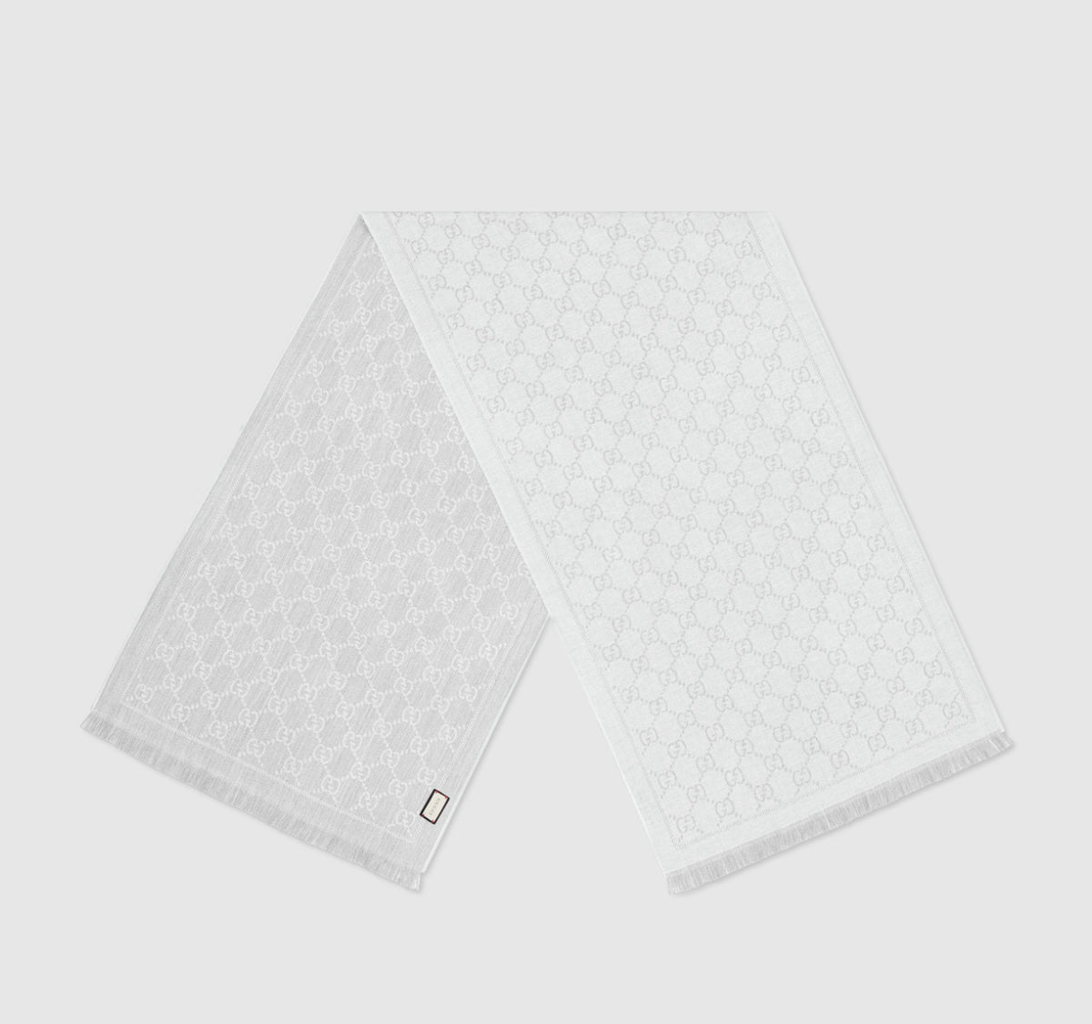 Gucci GG jacquard pattern knitted,gucci 1334833G200,Gucci fashion,Gucci,Gucci scarf discount,Gucci scarf online shop,Gucci on