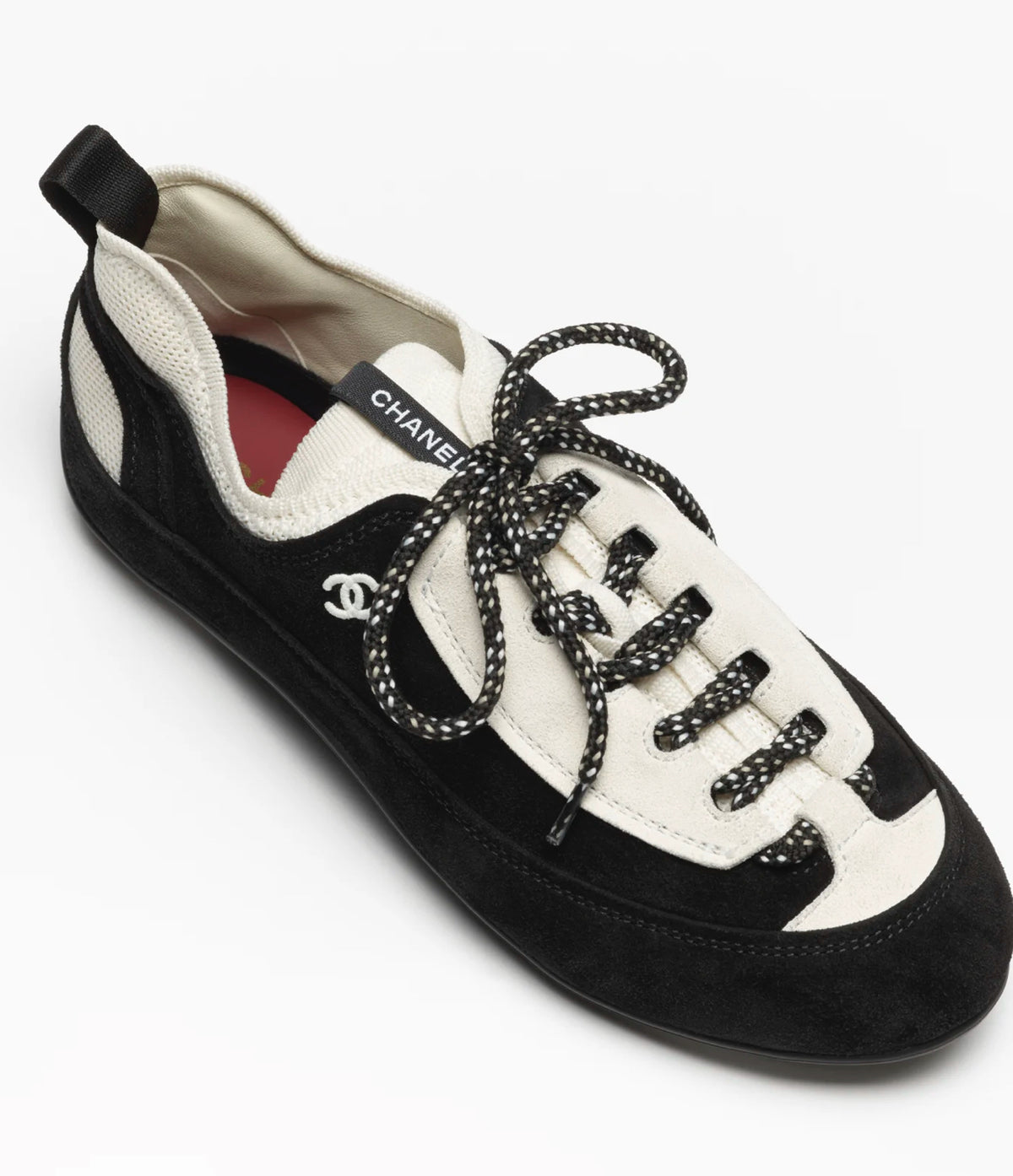 Chanel velvet calfskin and mixed fibers sneakers