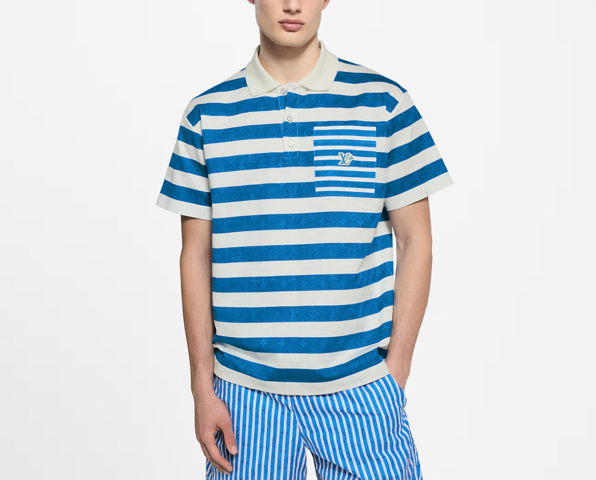 Winniemodo,Winnie modo,Louis Vuitton 1AHWB6,LV 1AHWB6,Louis Vuitton striped polo shirt,LV striped polo shirt,Louis Vuitton po