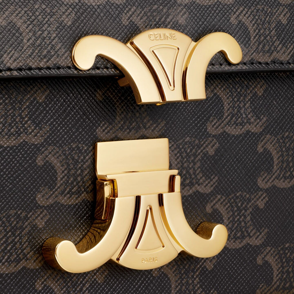 Winniemodo,Winnie modo,Celine Claude logo printed cowhide shoulder bag,Celine bag,Celine bag sale,Celine shoulder bag,Celine