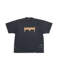 Balenciaga oversized metal logo tshirt