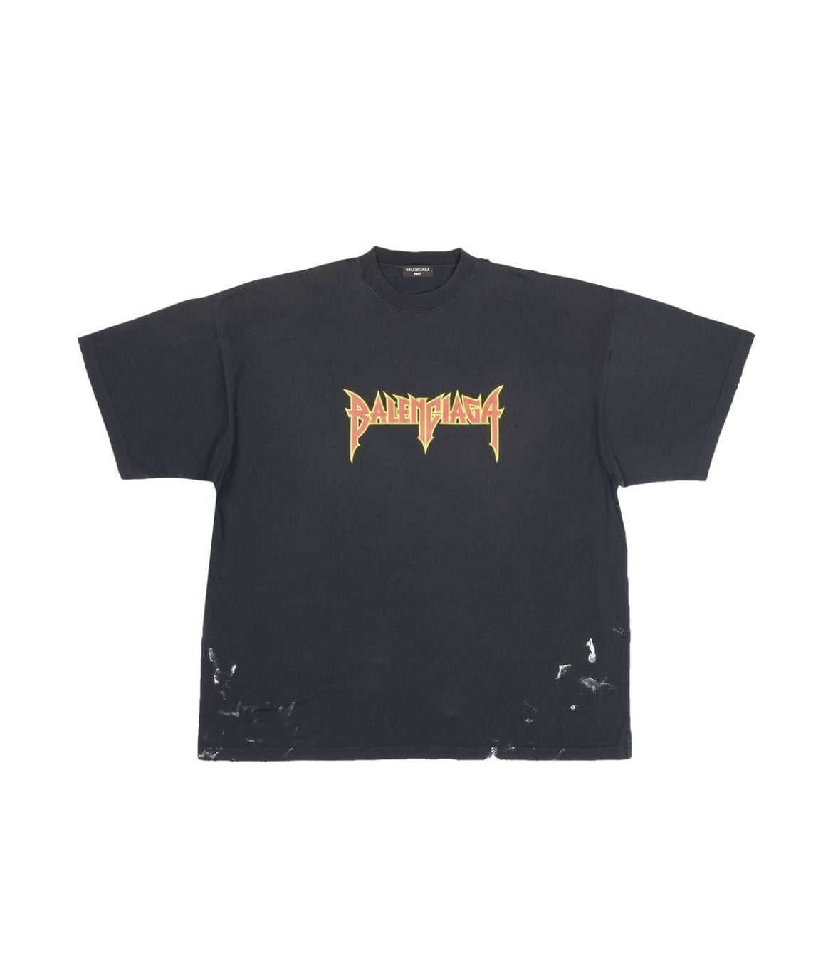 Balenciaga oversized metal logo tshirt