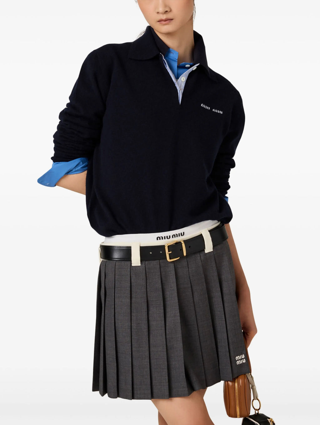 Winniemodo,Winnie modo,MIU MIU MMLA2015Z1,Miu Miu cashmere polo shirt,Miu Miu polo shirt,Miu Miu cashmere polo shirt,Miu Miu