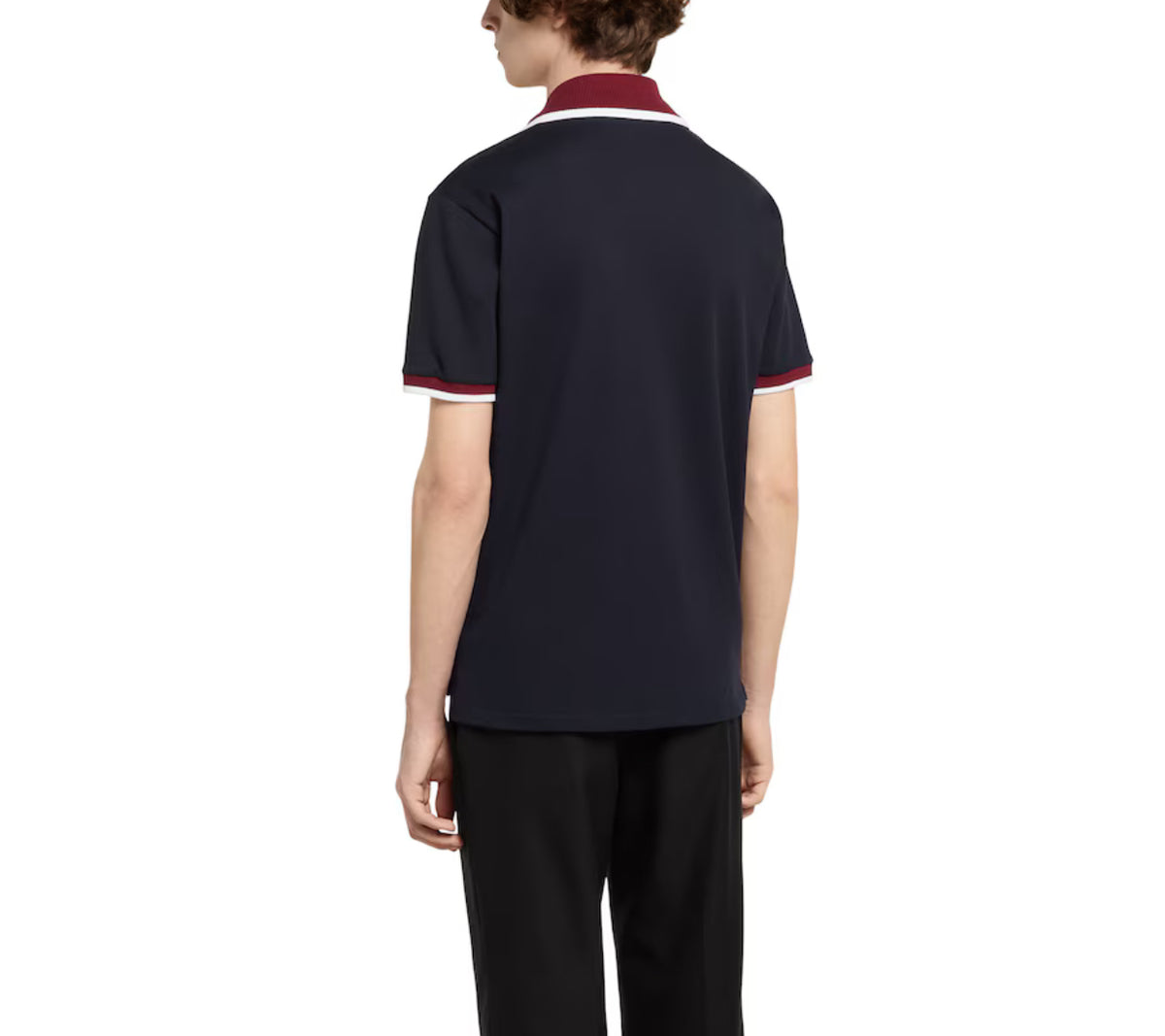 Winniemodo,Winnie modo,Gucci 829434 XJHEF,Gucci cotton piquet polo shirt,Gucci V neck polo shirt,Gucci V neck polo shirt mens