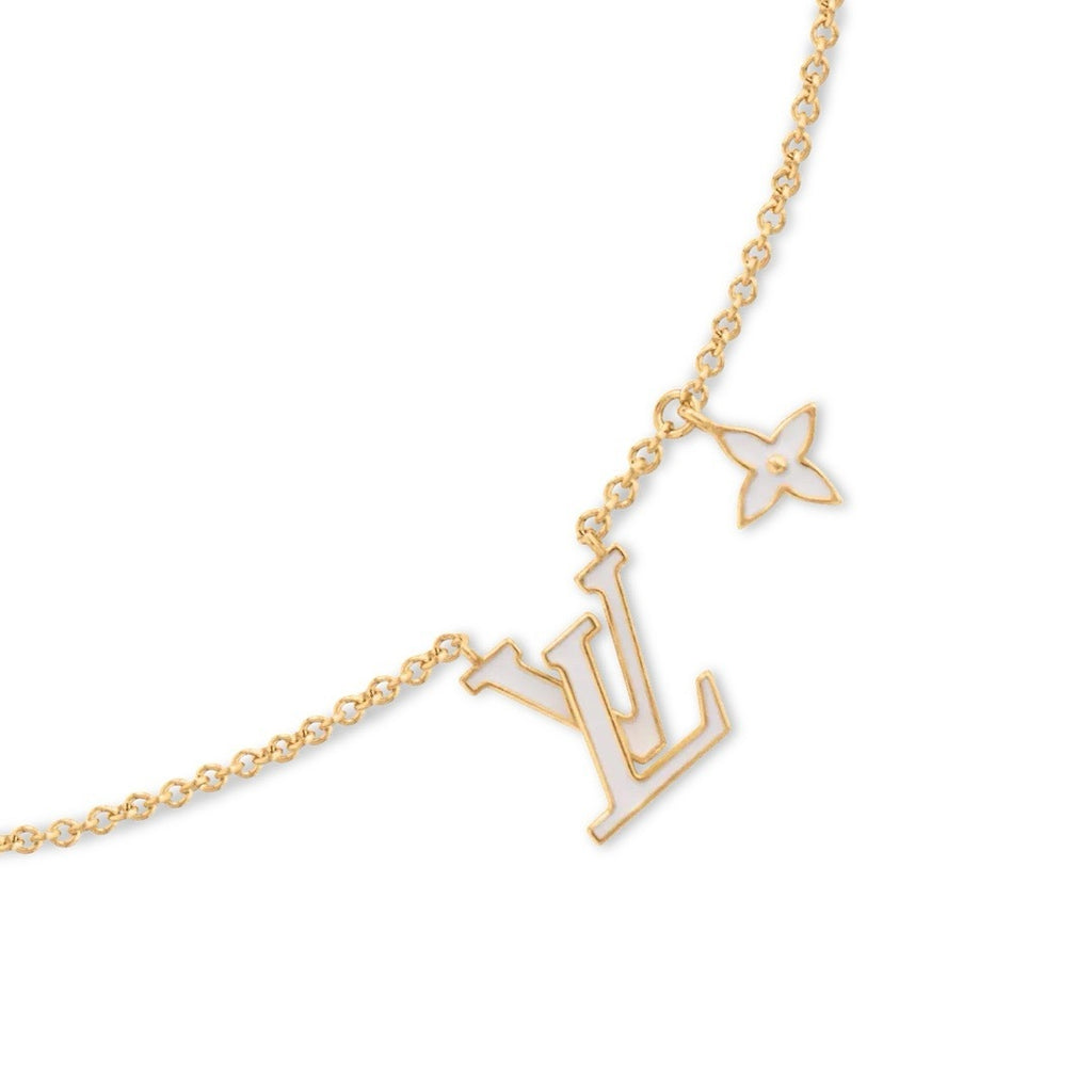 Louis Vuitton LV iconic enamel necklace,LV iconic enamel necklace,Louis Vuitton necklace,LV logo necklace,LV necklace,LV neck