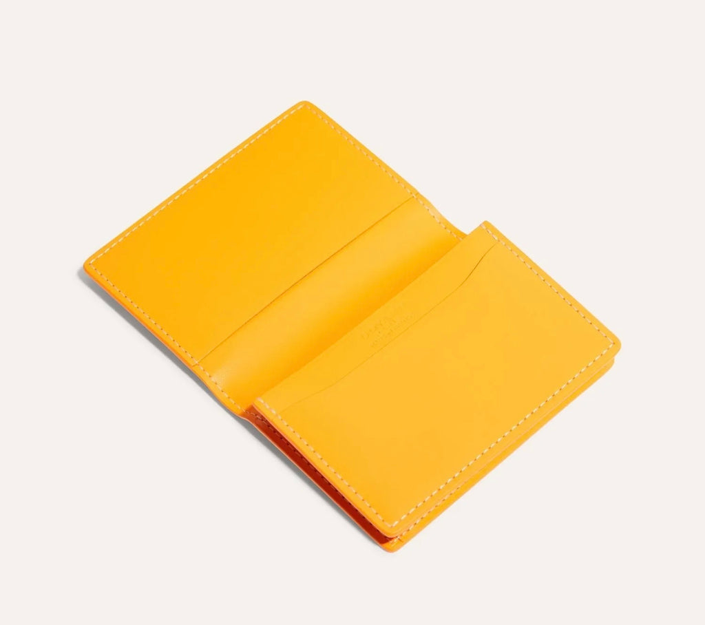 Winniemodo,Winnie modo,Goyard Malesherbes card wallet,Goyard Malesherbes,Goyard Malesherbes card wallet yellow,Goyard cardhol