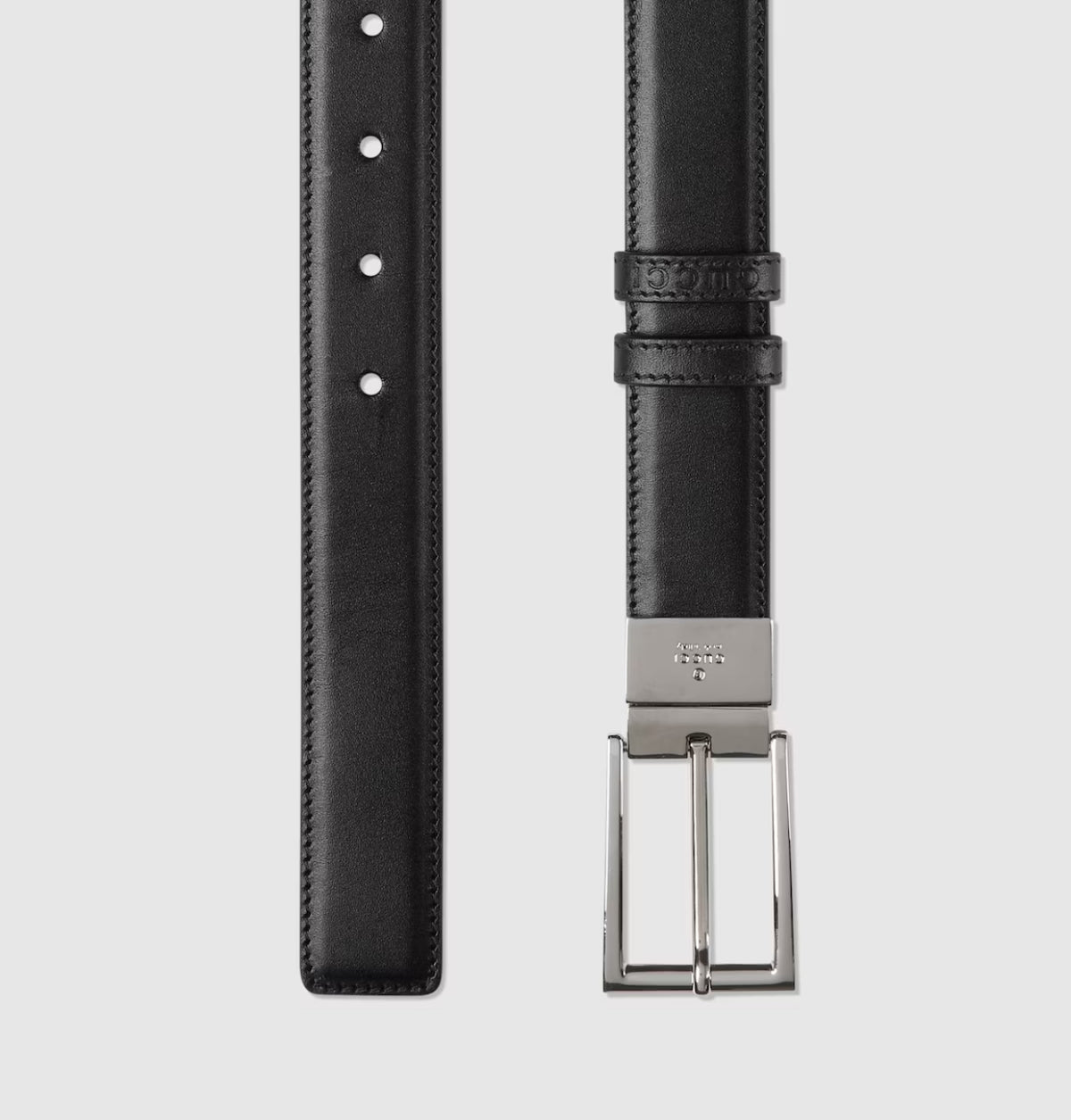 Gucci reversible belt with rectangular buckle